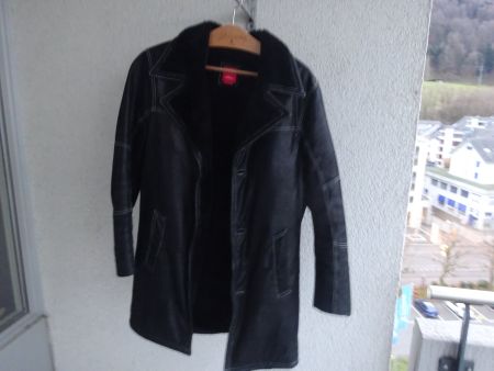 WINTER LEDER JACKE ** GEPOLSTERT ** GRÖSSE M