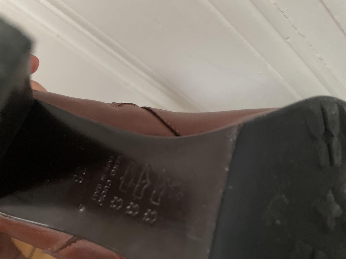 Scarpe da donna: Italian leather boots/size 38/10cm heels – Usato da Genève venduto da iimon3 4