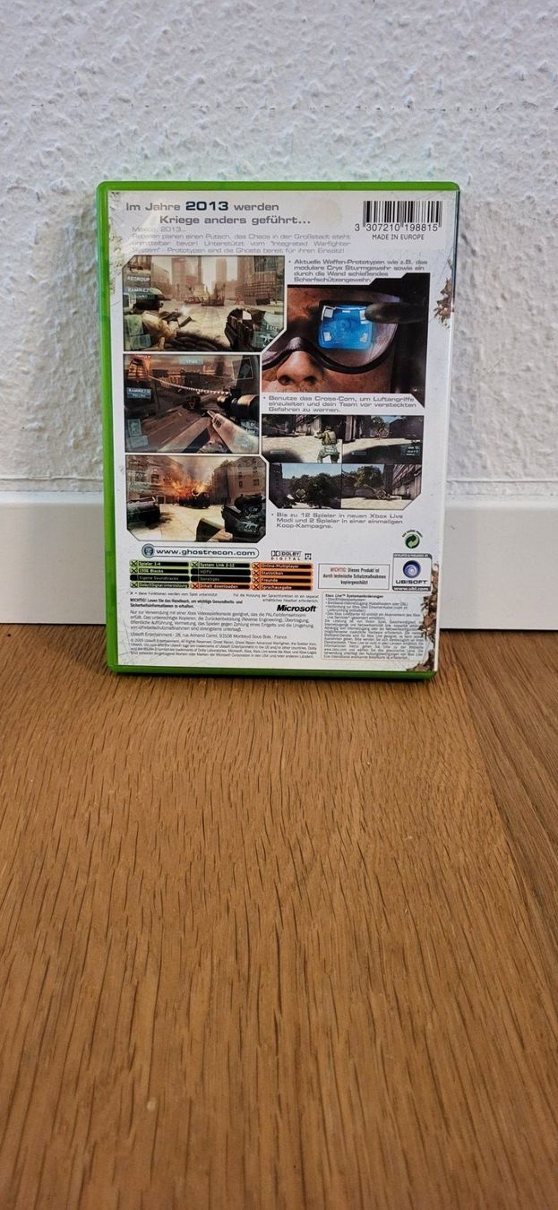 Microsoft Giochi: Xbox - Ghost Recon Advanced Warfighter – Usato da Münsingen venduto da DigitaleSpielecke 1