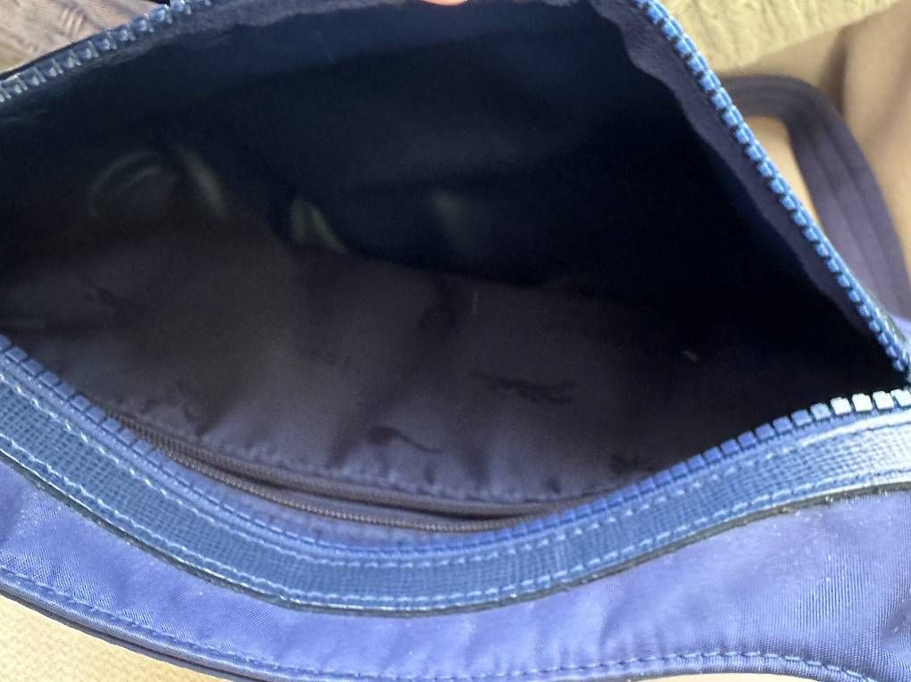 Longchamp Borse: Longchamp Umhängetasche Stoff&Leder dunkelblau – Usato da Muttenz venduto da einfach-schoen 3