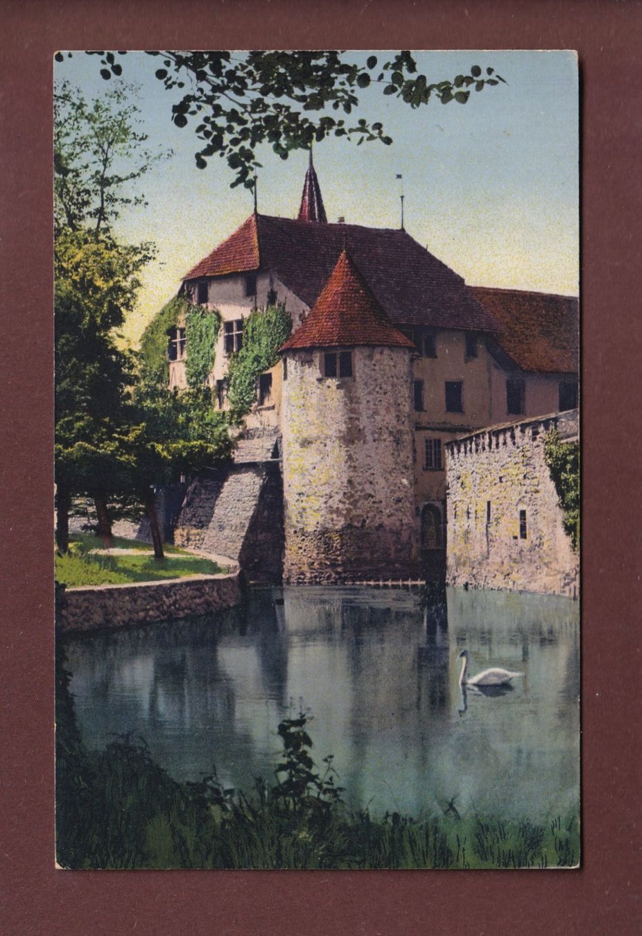 Cartoline postali: SCHLOSS HALLWIL – Usato da Pully venduto da nicecards
