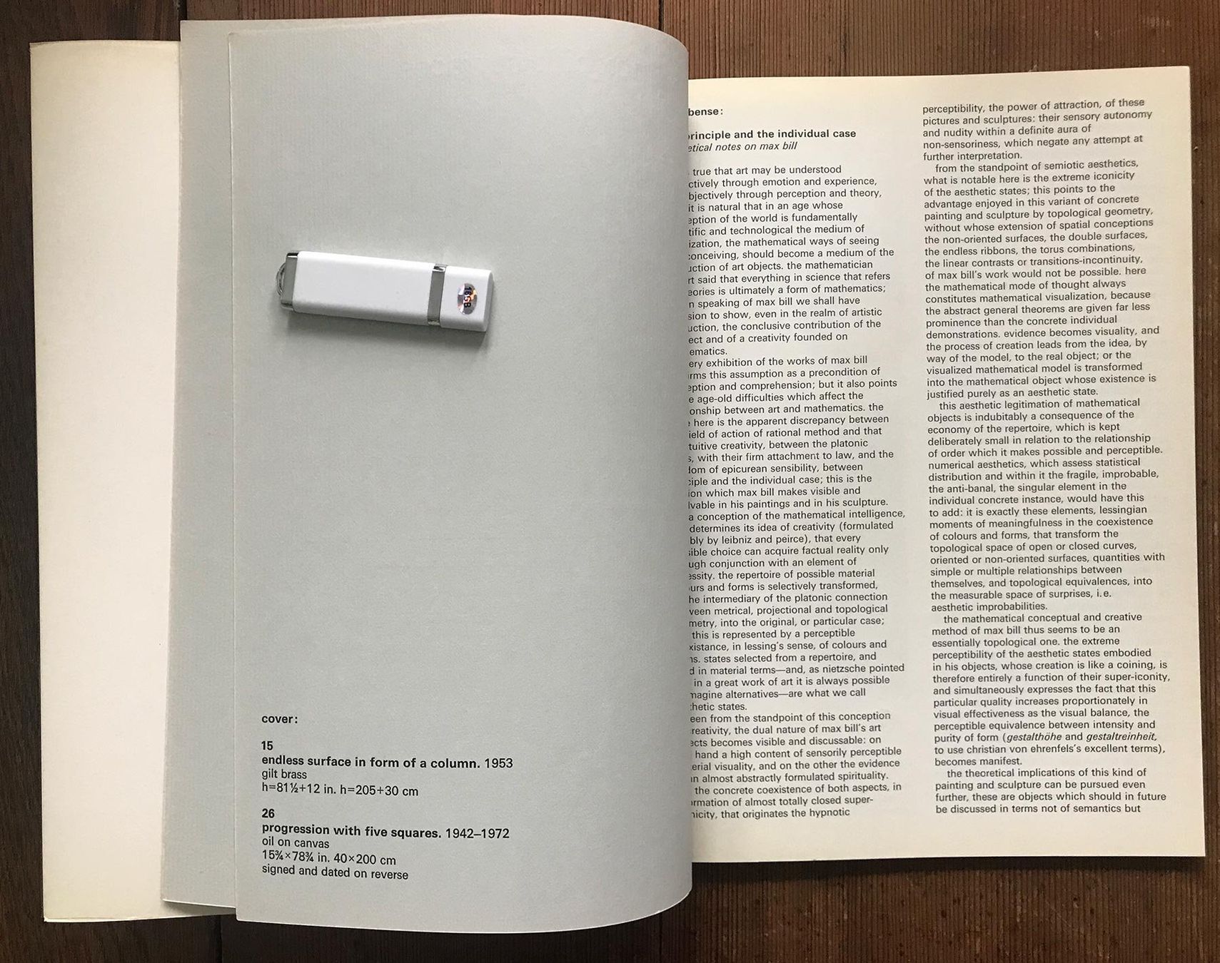 Libri: Max Bill Zürich 1973 Katalog 1972 – Usato da Lützelflüh-Goldb venduto da fluidum 6