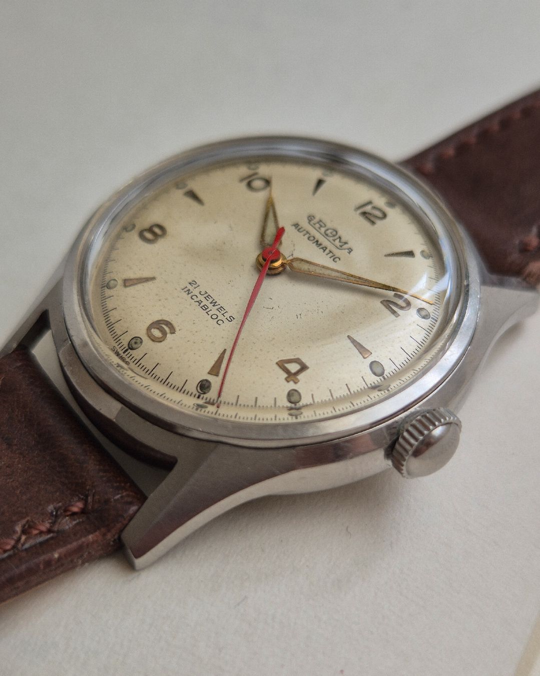 Montres: Montre Groma Automatic Vintage. Révisée – D'occasion à Romanel-s-Lausanne par kev_r7mx 3