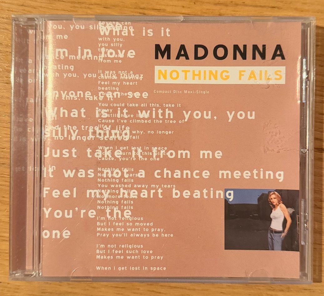 CD: Madonna Nothing Fails CD MAXI Australia – Usato da Lausanne venduto da davzic