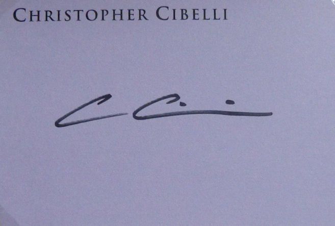 Autografi: Christopher Cibelli - Cutter - Autogramm – Usato da Dietikon venduto da cyranos1