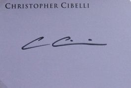 Christopher Cibelli - Cutter - Autogramm
