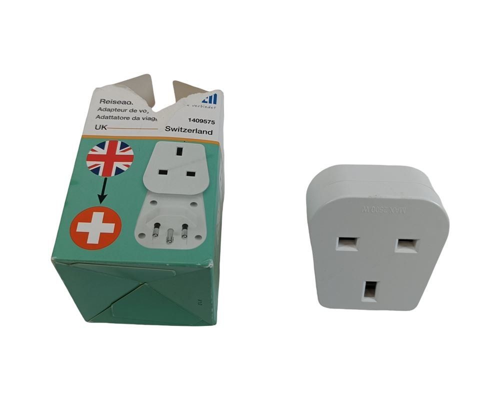 Unità & Adattatore: STEFFEN Reiseadapter CH - UK – Nuovo (secondo la descrizione) da Luzern venduto da Restwert_Luzern 1