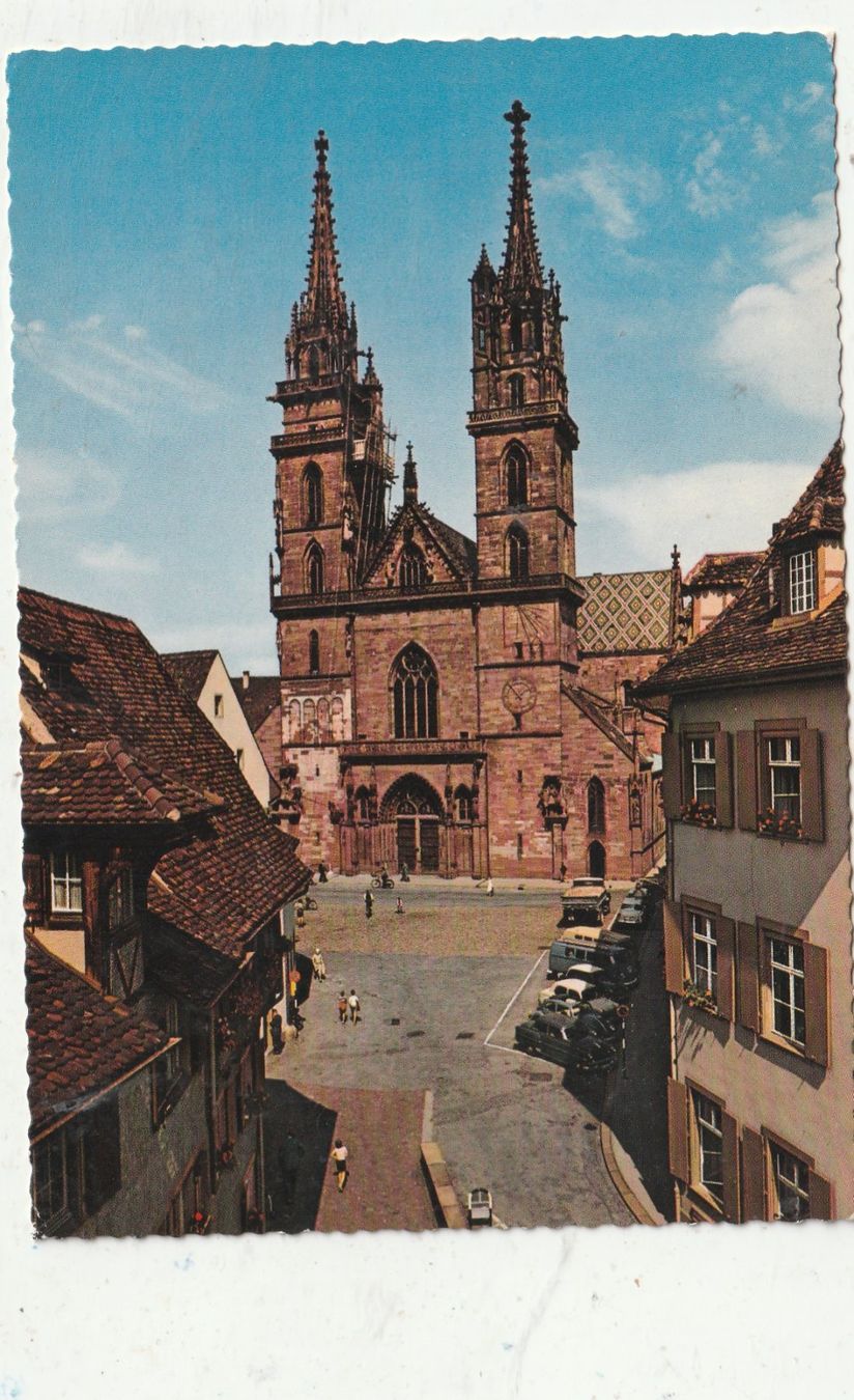 Cartoline postali: Basel Münster – Usato da Lumbrein venduto da made02