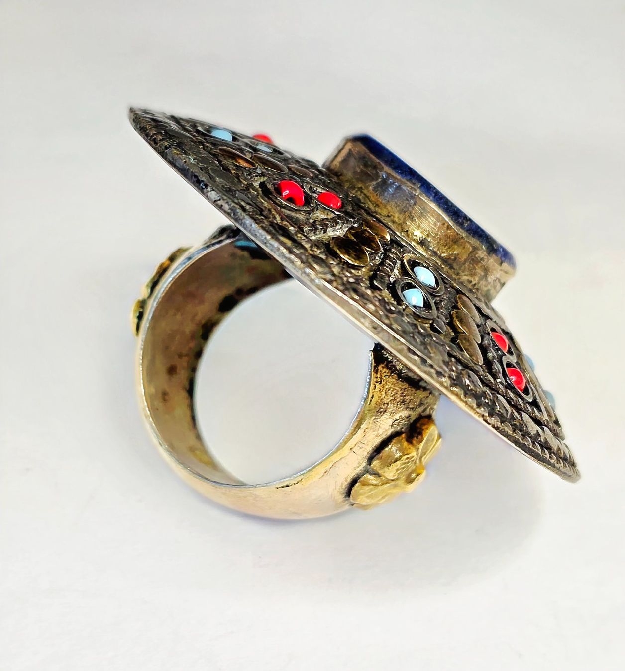 Bagues: Grosser Fingerring mit Lapis – Neuf (Voir description) à Zürich par Benedikt21 9