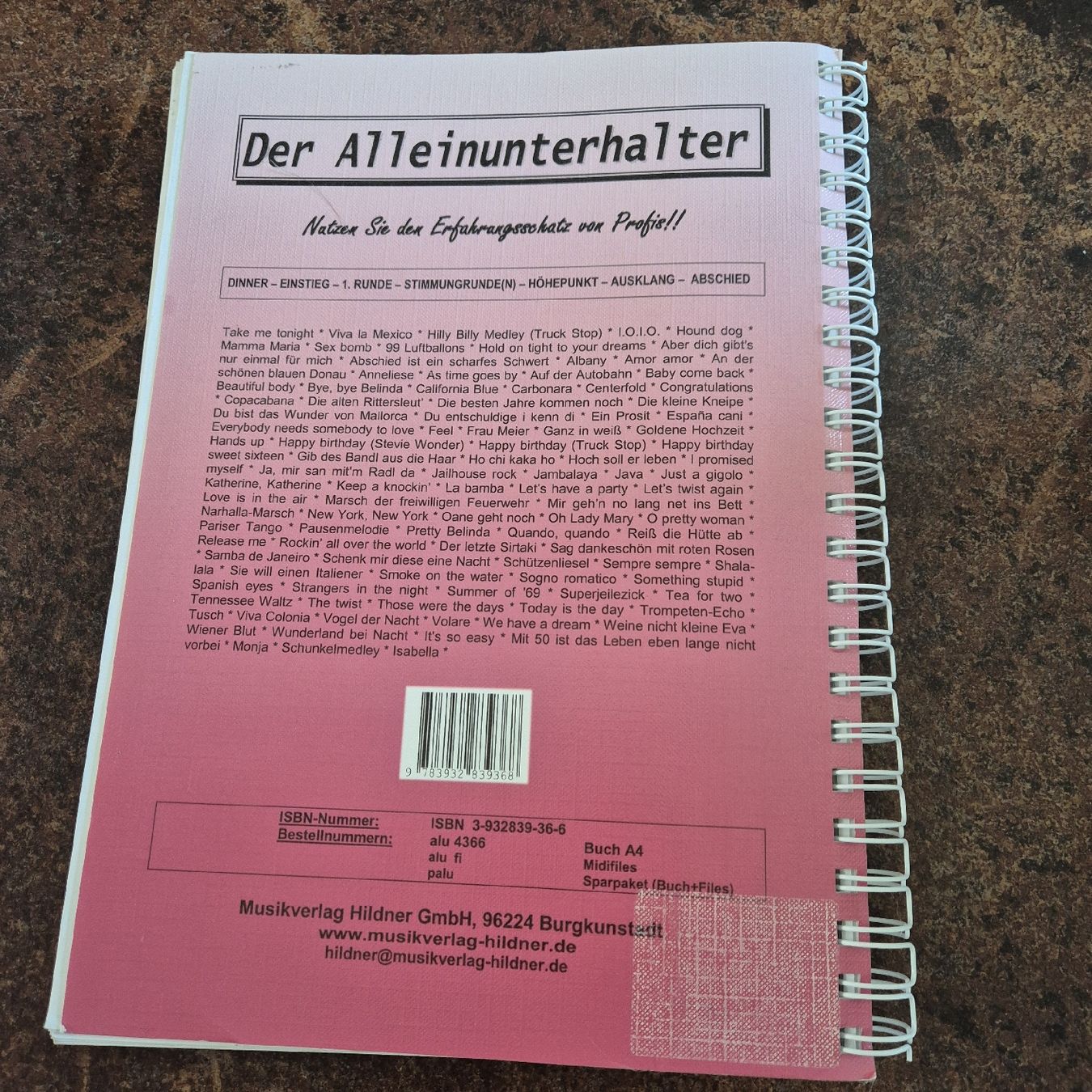 Libri: Der Alleinunterhalter - 100 Hits - Keyboard-Buch – Usato da Zofingen venduto da Andevely 2
