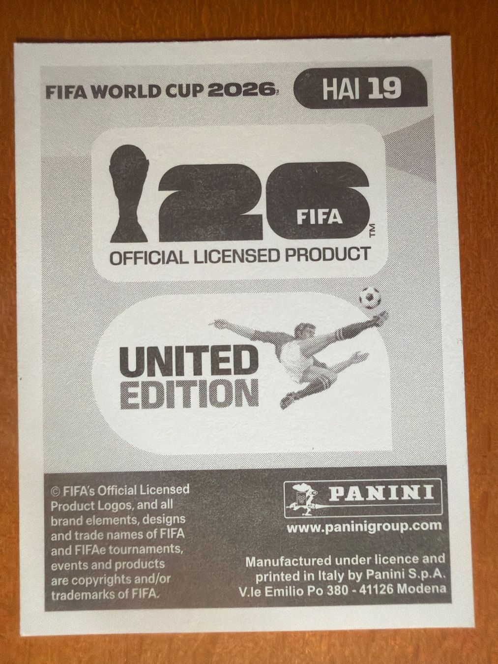Panini Sammelbilder & Trading cards: Panini HAI19 – Neu (gemäss Beschreibung) aus Susten von Rechnun 1