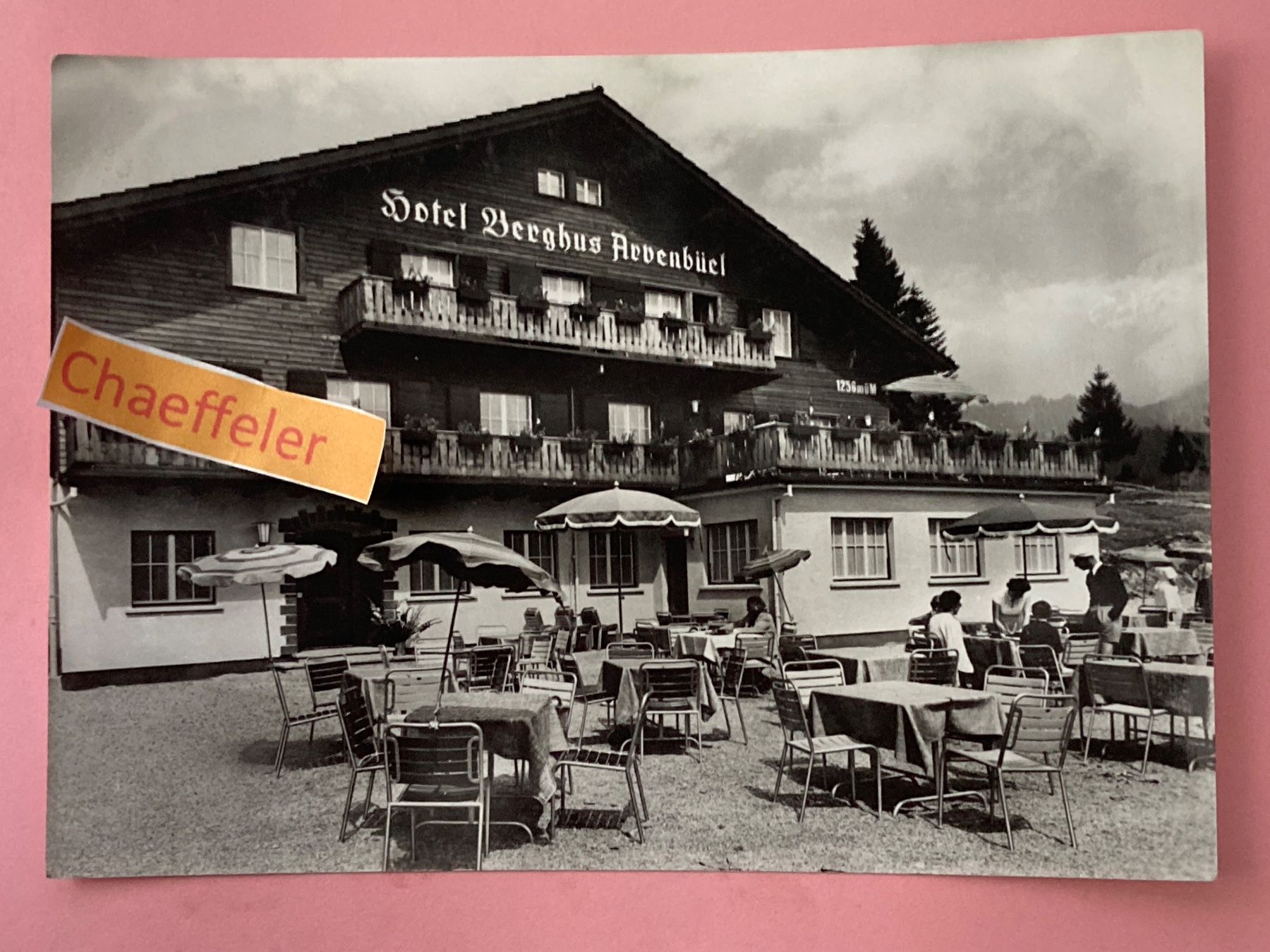 Cartoline postali: 1963 Hotel Berghus Arvenbüel. – Usato da Zürich venduto da Chaeffeler