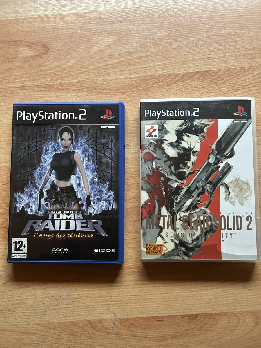 Sony Giochi: PS2 : Tomb Raider + Metal Gear Solid 2 – Usato da Schötz venduto da lor_z95g