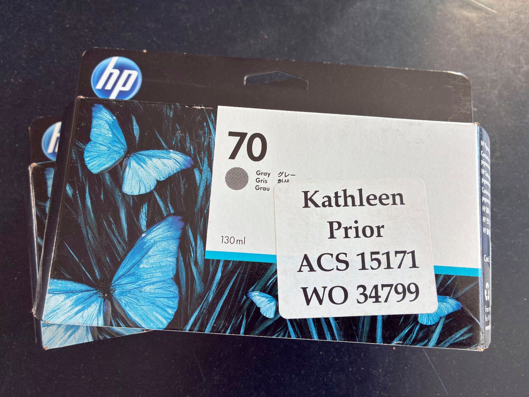 Hewlett Packard Cartucce per stampanti & toner: 2 Tintenpatronen HP70 Grau – Nuovo e nell'imballaggio originale da Bern venduto da Maccalvin 3