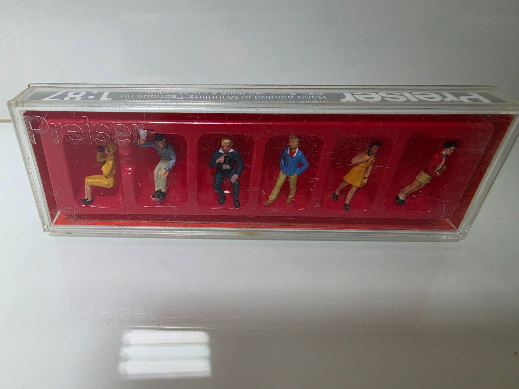 Preiser Modellini di ferrovie: Preiser Figuren Set H0 Modellbahn 10023 – Nuovo e nell'imballaggio originale da Neuenhof venduto da ludovicco