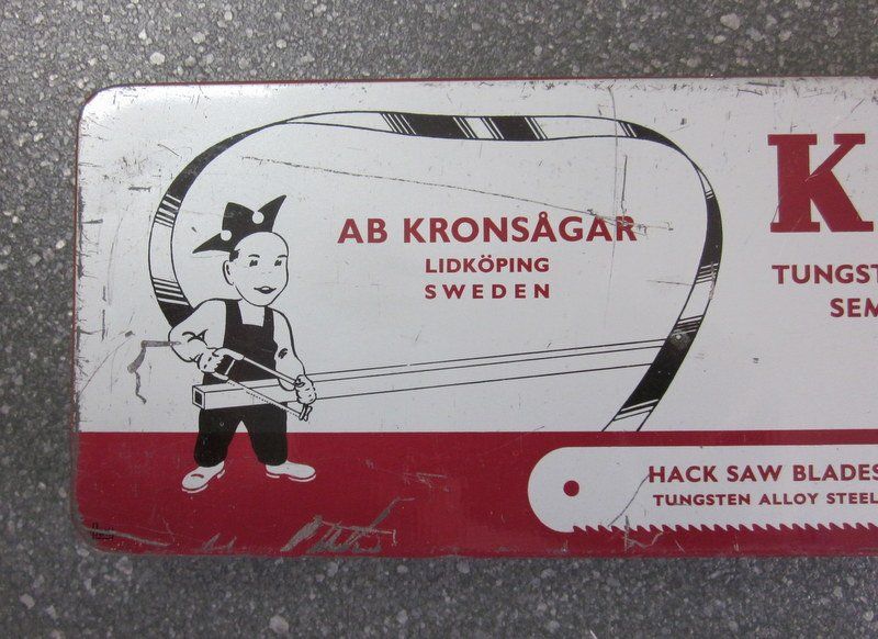 Altro in Decorazioni & Accessori: Blechdose AB Kronsagar, Sageblätter, Lidköping, Schweden – Usato da Bischofszell venduto da Pfau0 4