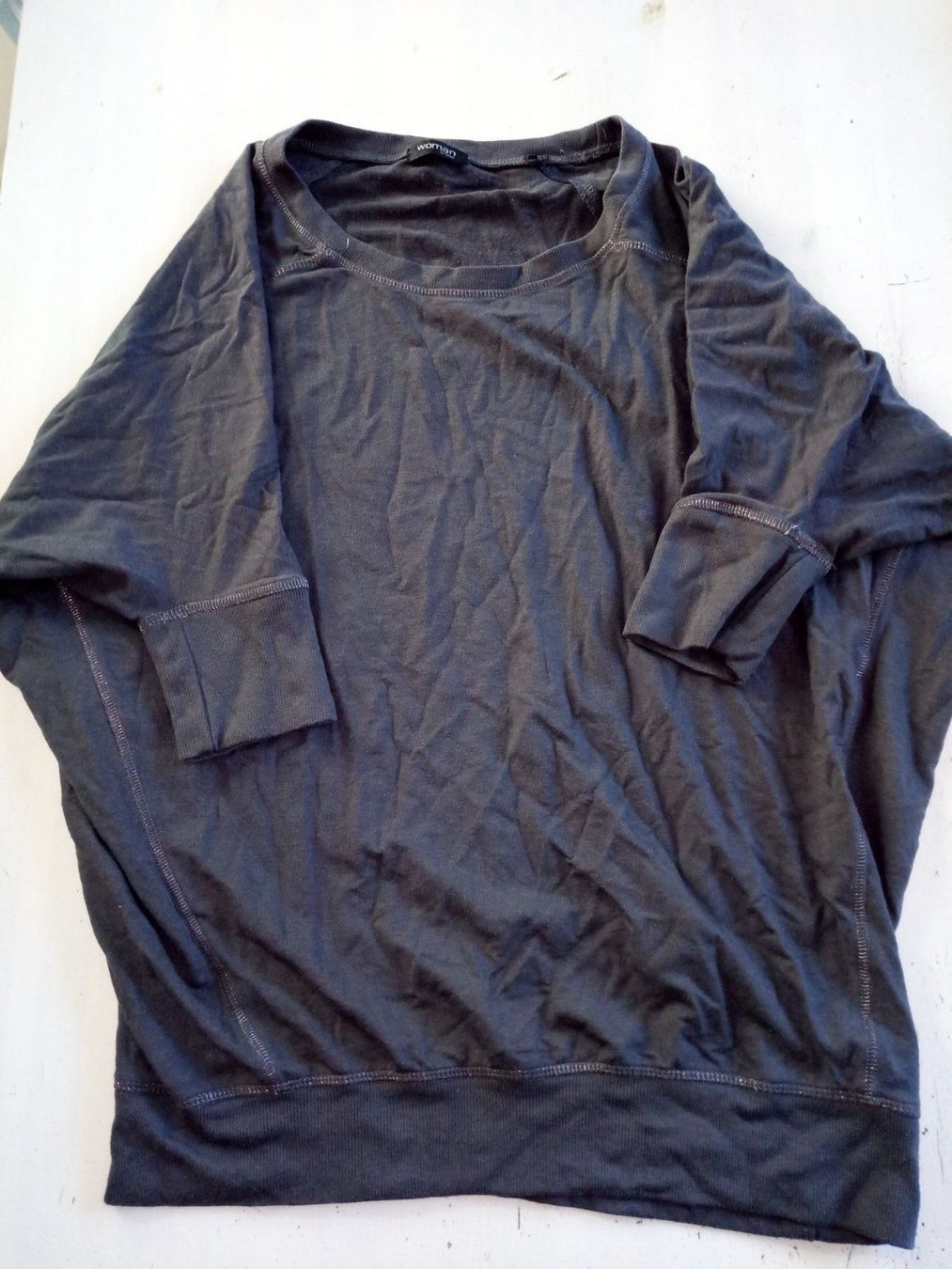 Maglioni & Felpe: Pullover Grösse 36/38 halb kurze Ärmel Blaugrau – Usato da Beckenried venduto da Havacola 4