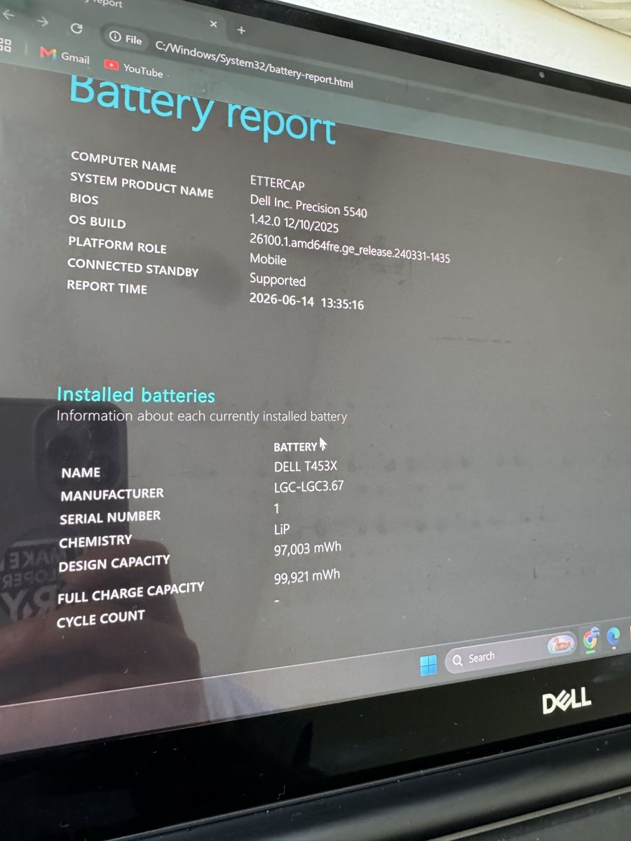 Dell Notebook: Dell Precision 5540 i7 vPro 4K Touch 32GB T2000 Win11 – Usato da Schaffhausen venduto da oma_c2k7 8
