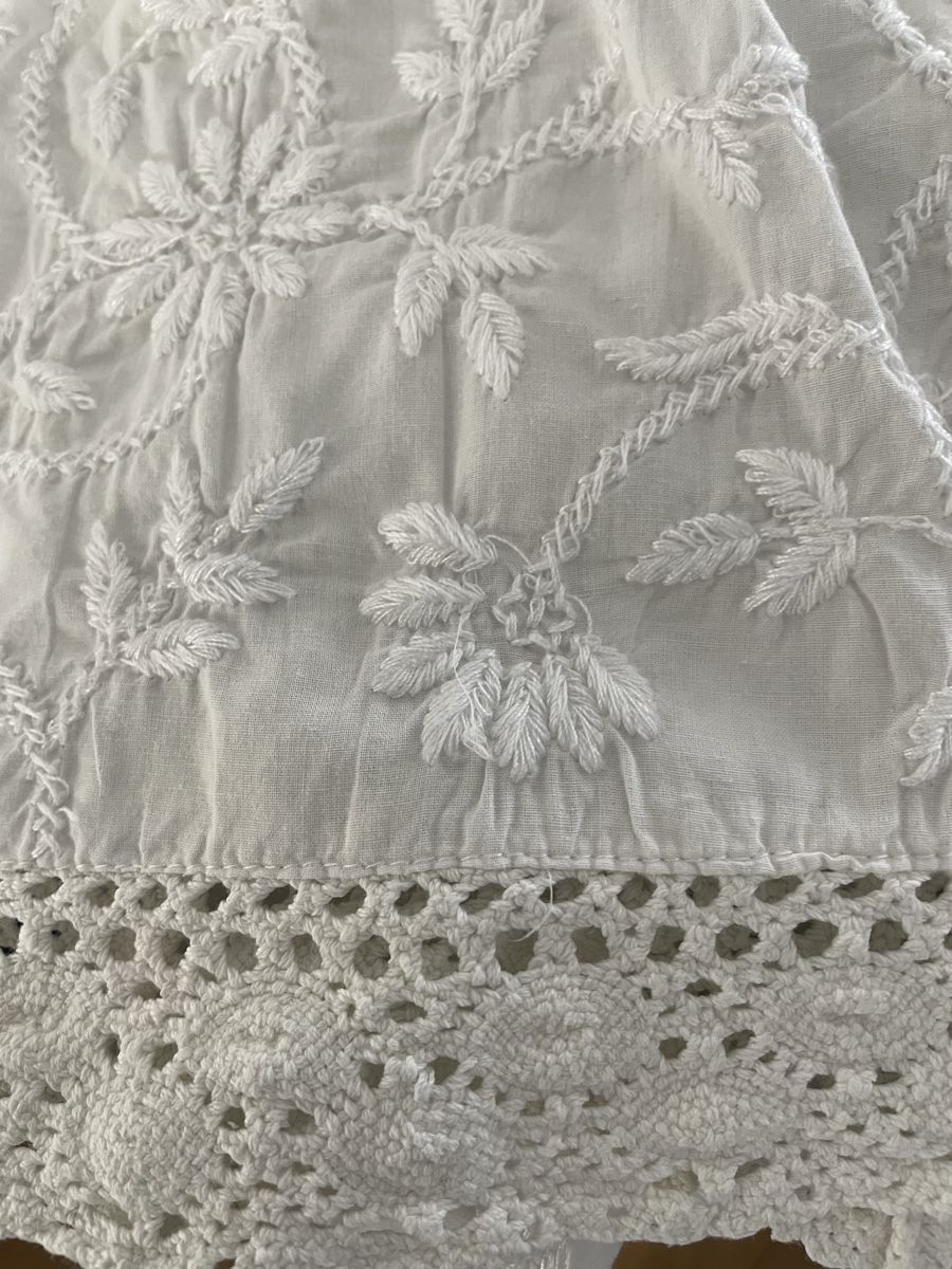 Vestiti: Baumwollkleid Gr S weiss  – Usato da Glis venduto da taisiya078 3