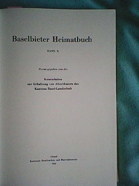 Libri: Baselbieter Material, Band anfragen – Usato da Rümlang venduto da Vuvuzella 1