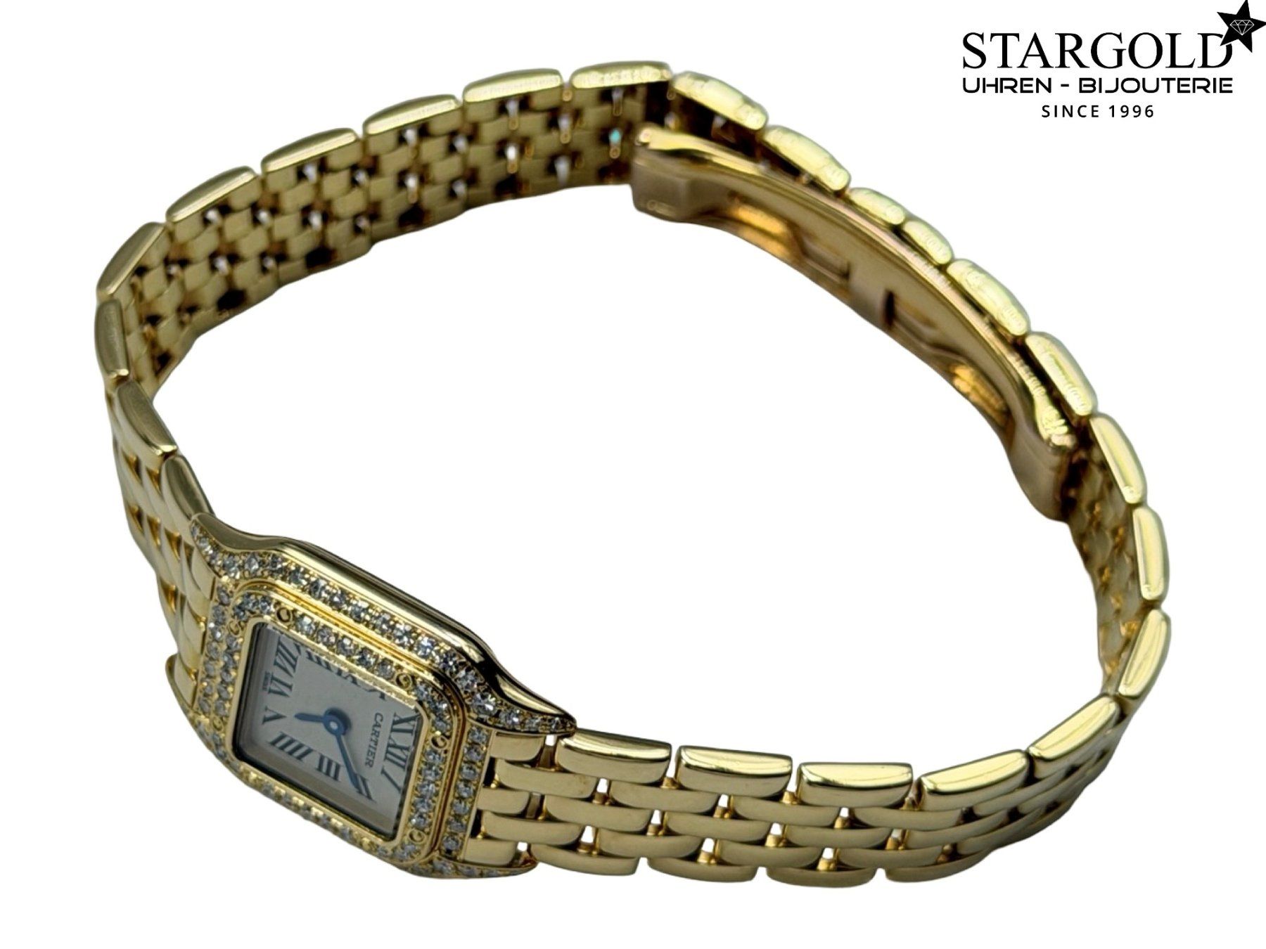 Cartier Orologi: Cartier Panthère Mini mit Diamanten - WF314 – Usato da Zürich venduto da Stargold-Uhren 3