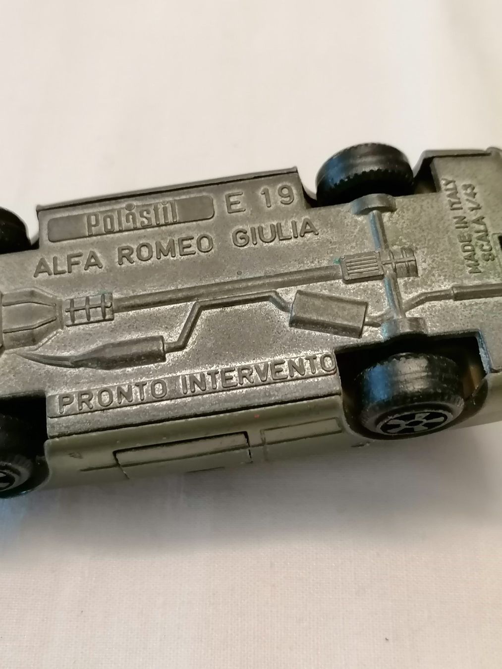Polistil Modellautos: Polistil E19 - Alfa Romeo Giulia 1/43 – Defekt aus Basel von vintagecollector 5