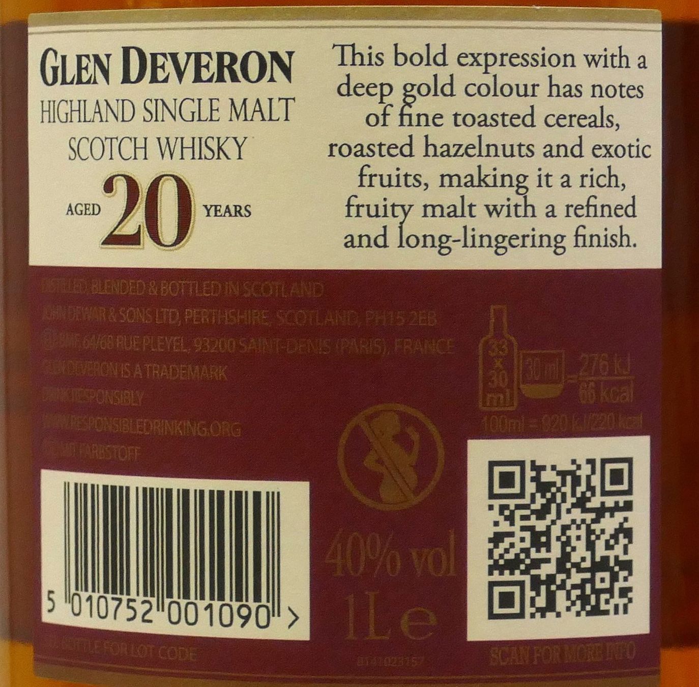 Bevande alcoliche: Glen Deveron 20 Jahre - Royal Burgh Collection – Nuovo e nell'imballaggio originale da Hochdorf venduto da Sukram58 3