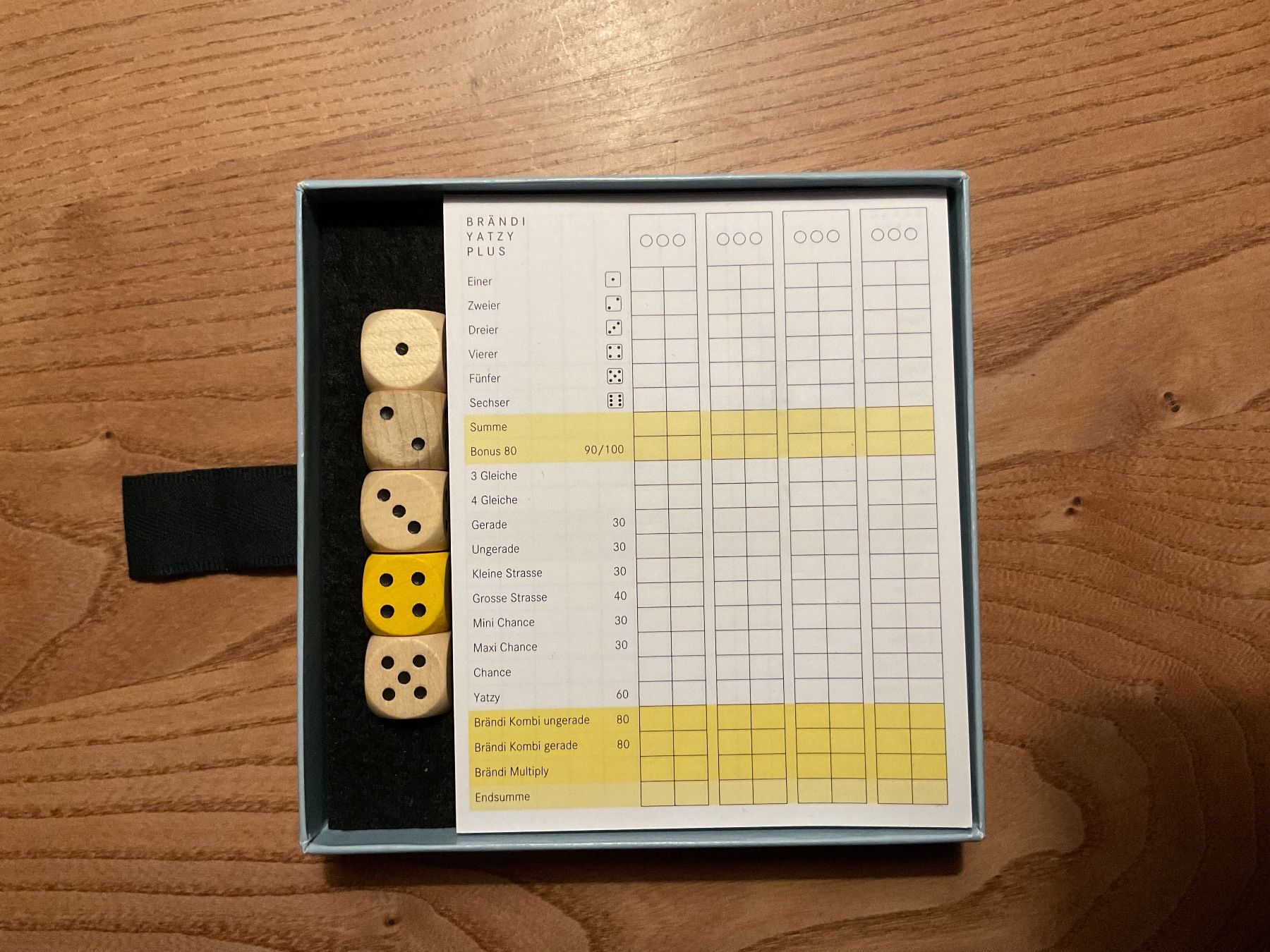 Brändi Spiele: Brändi Yatzy Plus – Gebraucht aus Hauptwil von Dynamo09 3