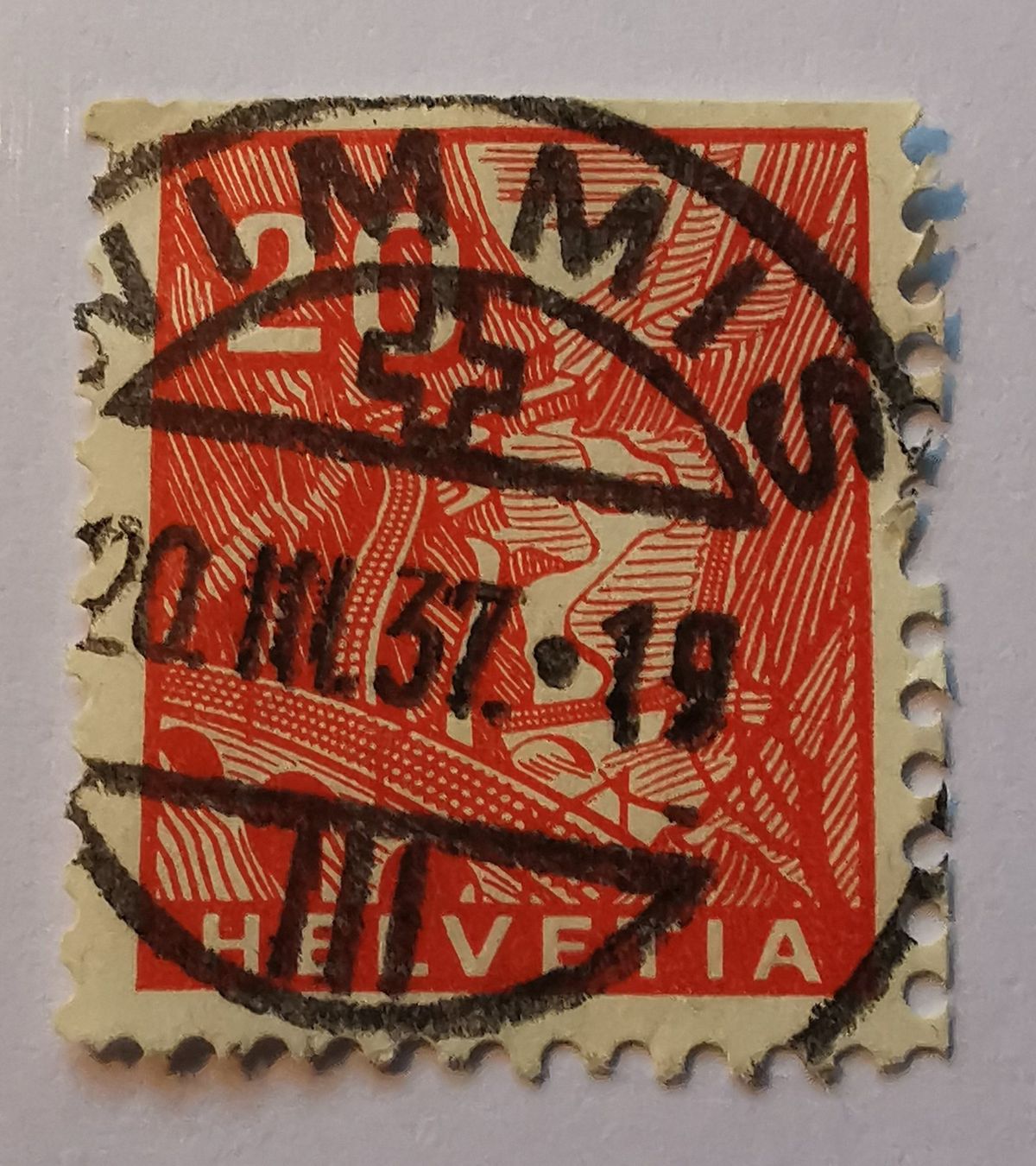 Tutti i francobolli: RM 1934 Vollstempel – Usato da Aadorf venduto da Chnorli-Furz