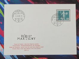 CL28 Enveloppe + Timbre Suisse 1969