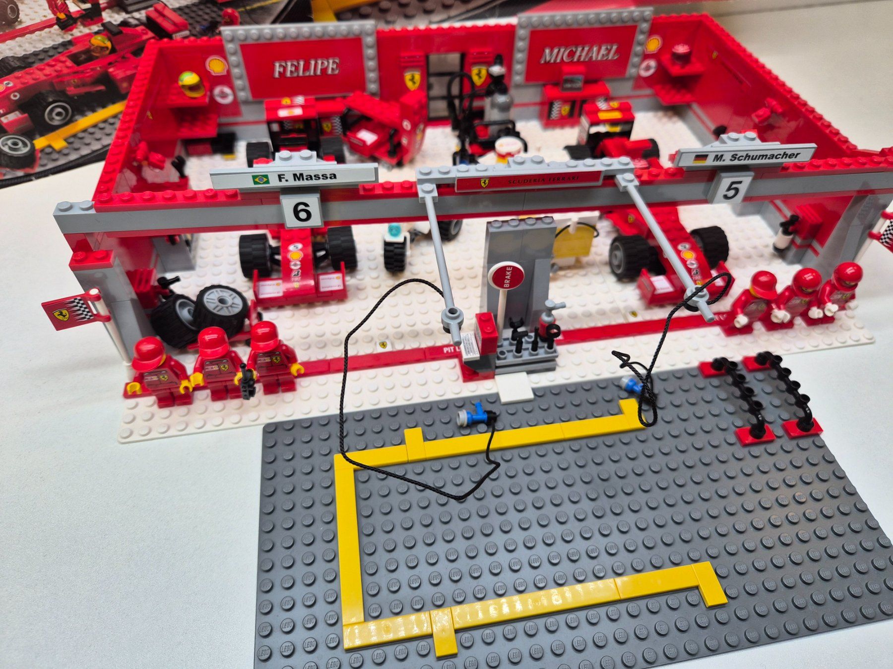 Rarität! LEGO Racers 8144 Michael Schumacher, Massa, Ferrari (Gebraucht ...