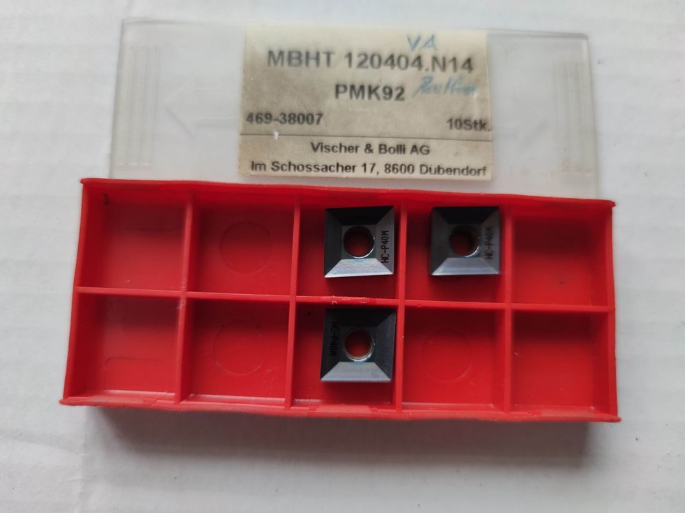 Wendeplatten MBHT 120404 für Drehbank / CNC (Neu (gemäss Beschreibung ...