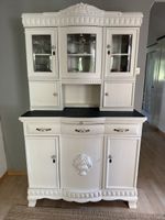 Antikes Küchenbuffet Vitrinenschrank Buffetschrank weiss