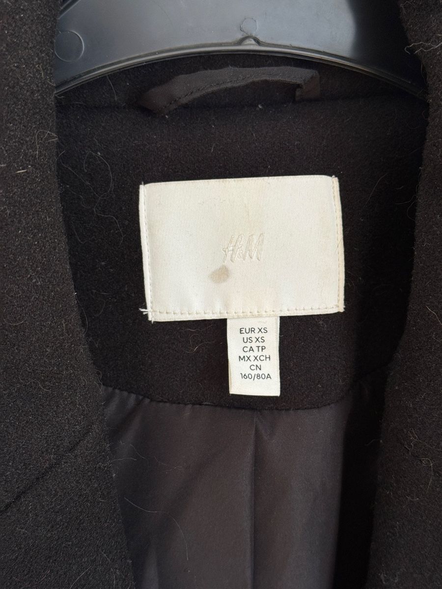 H&M Cappotti: Black Winter Coat, Size XS, Classic – Usato da Effretikon venduto da expiredrice 1