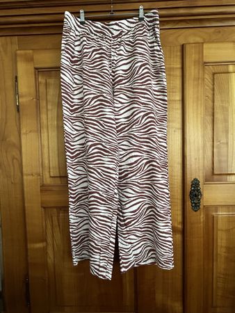 Sommerhose Gr. 40, Terracotta/Beige, Top Zustand