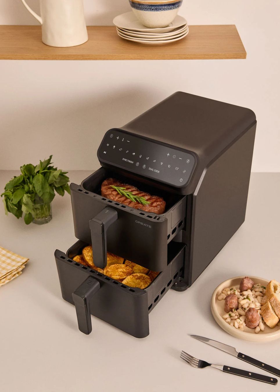Appareils de cuisine: AIR FRYER DUAL STACK – Neuf avec emballage d'origine à Bremgarten AG par simpliCH 3