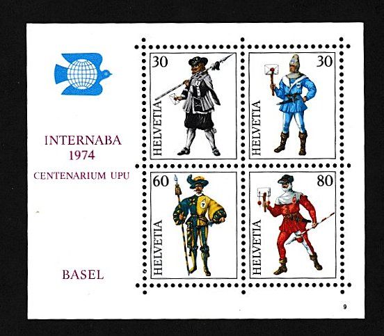Tutti i francobolli: Sonderblock INTERNABA 1974, postfrisch – Nuovo (secondo la descrizione) da Zug venduto da wathcd35