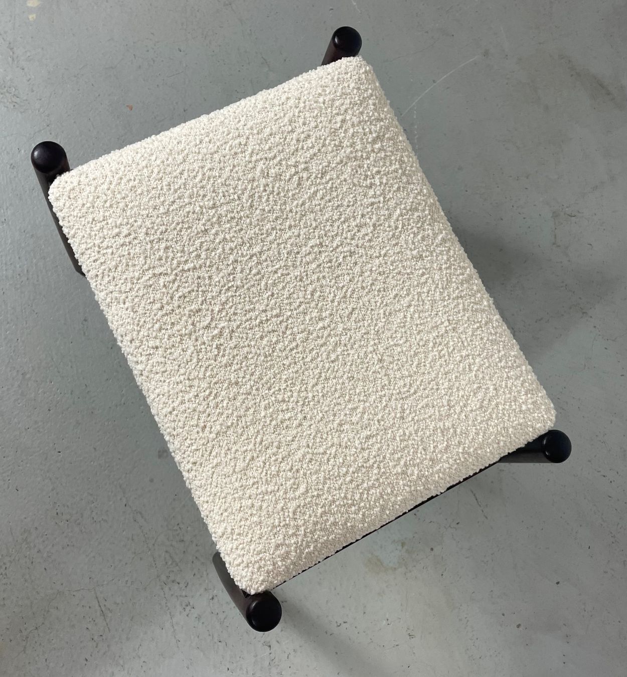 Hocker: Palisander Hocker / Ottoman / Klavierhocker neu bezogen 60er – Gebraucht aus Basel von MidMod20C 2