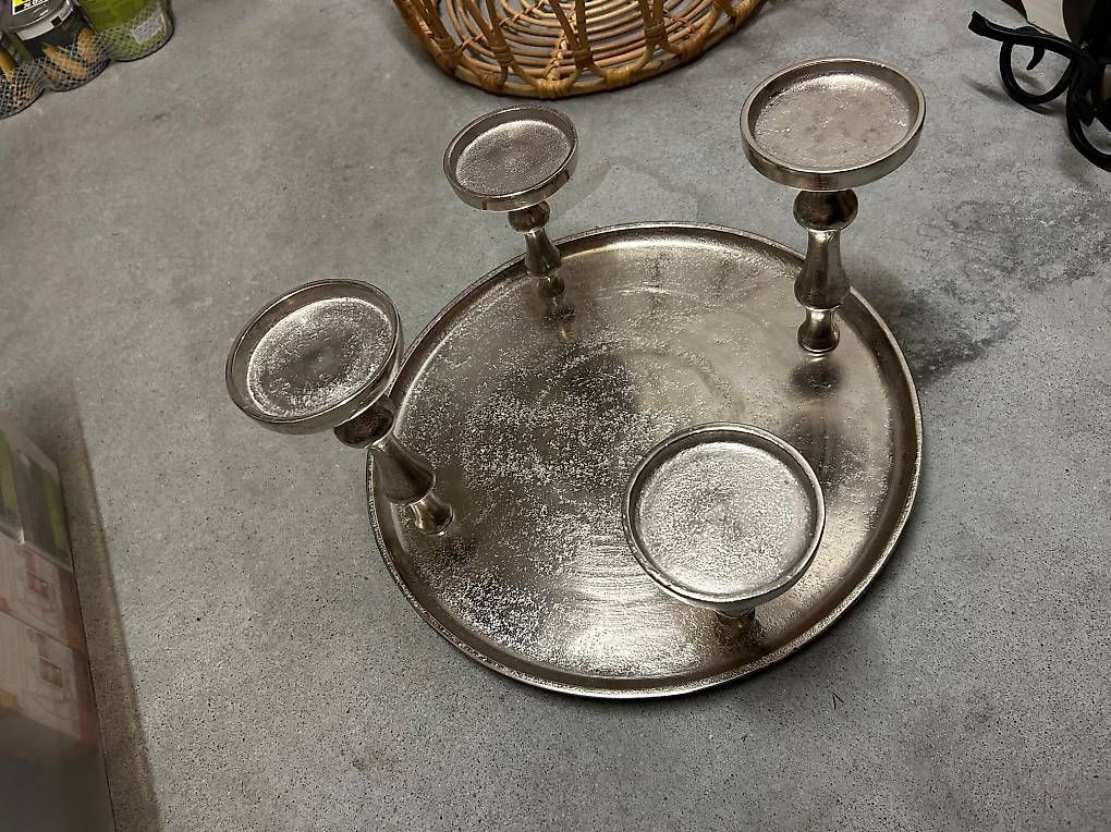Portacandele: Dekorablett mit Kerzenhalter – Nuovo e nell'imballaggio originale da Worb venduto da Khloe72 3