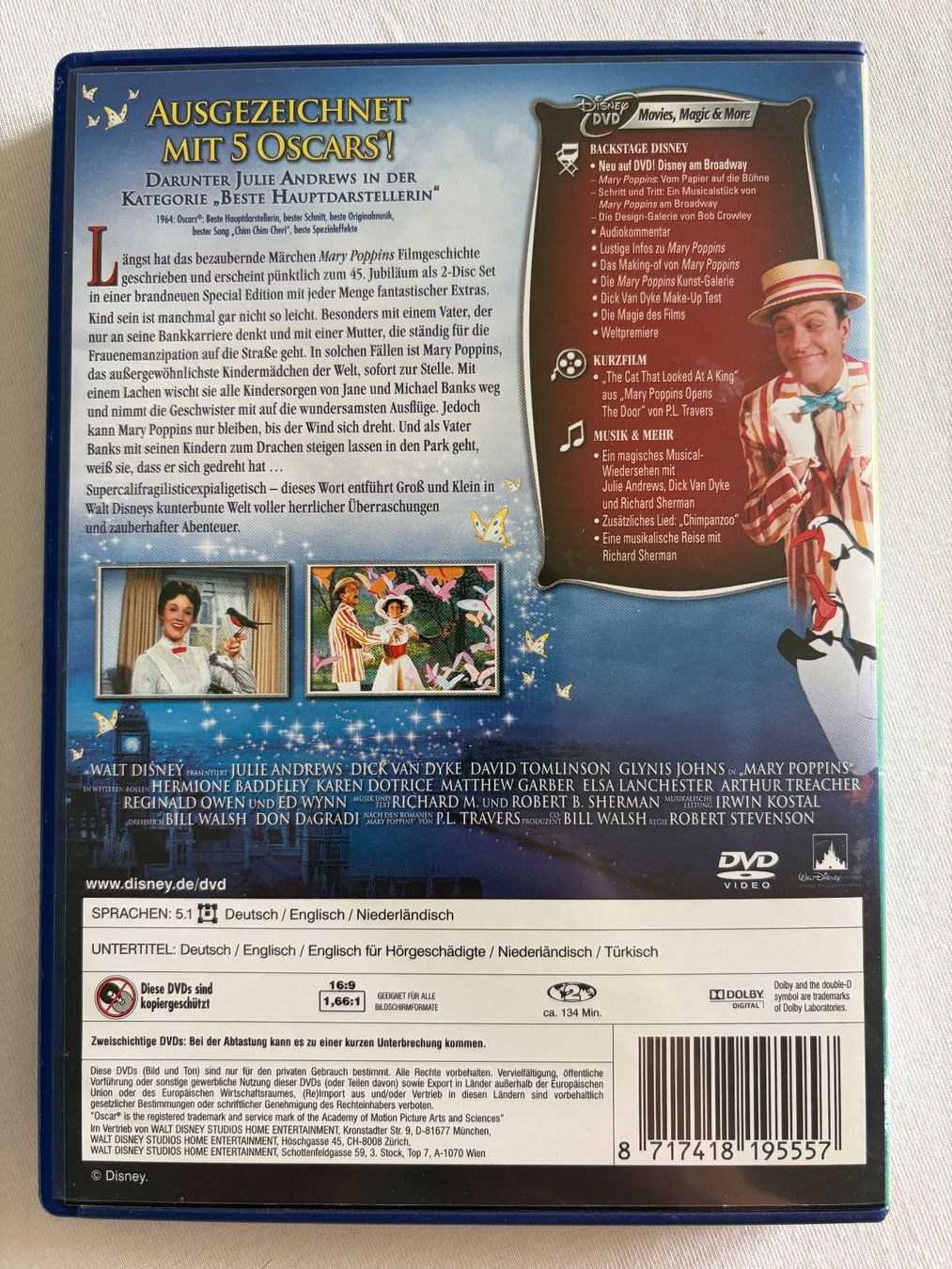 Tutti i DVDs: Walt Disney - Mary Poppins – Usato da Langnau am Albis venduto da jud_62d8 1