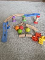 Kugelbahn Holz und Kunststoff  & Story Mania Figuren