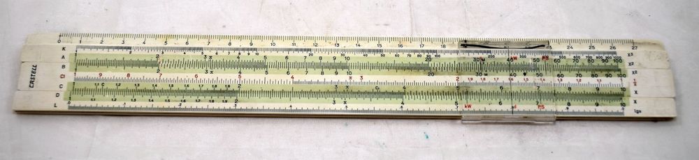 Rechenschieber A.W. Faber-Castell 57/87 Rietz Schul-Rechenst (Gebraucht ...