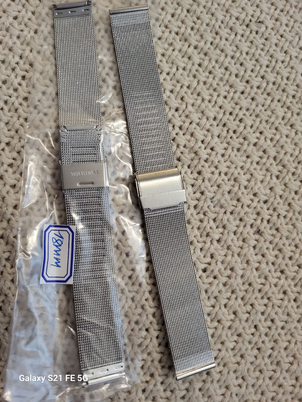 Bracciali & Braccialetti: uhrenarmband 18mm Melinese, silber – Nuovo e nell'imballaggio originale da Riehen venduto da tamola67