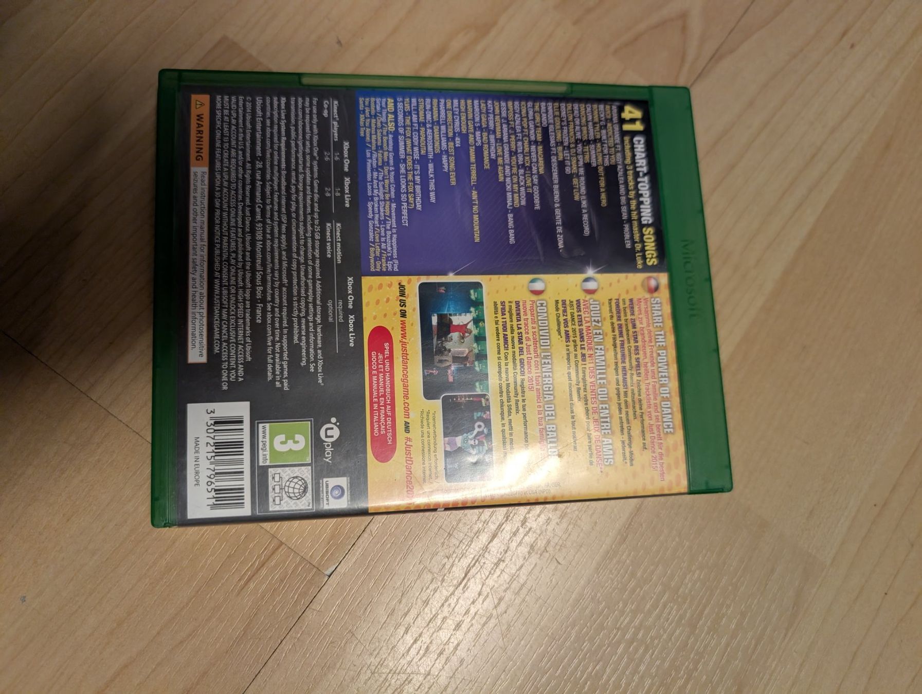 Giochi: Just dance 2015 Microsoft Xbox one series x – Usato da Giubiasco venduto da Tici__nerd_Giubiasco 1