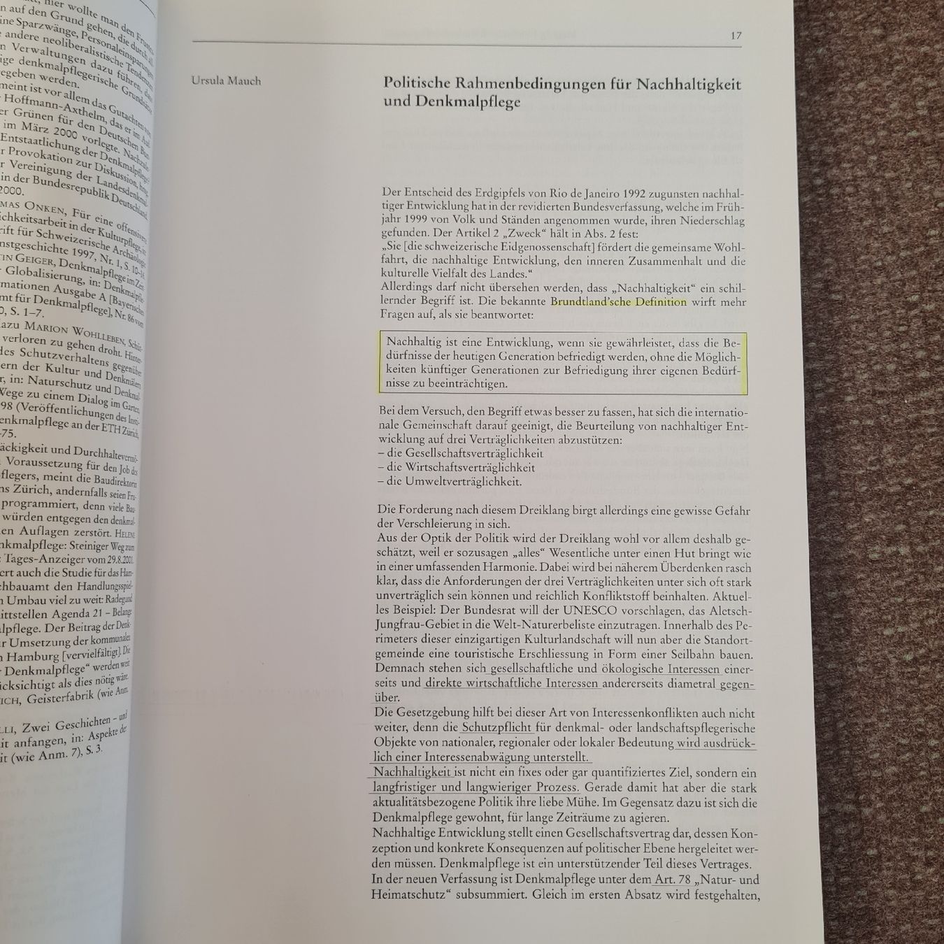 Libri: Nachhaltigkeit und Denkmalpflege – Usato da Basel venduto da Piscosour01 3
