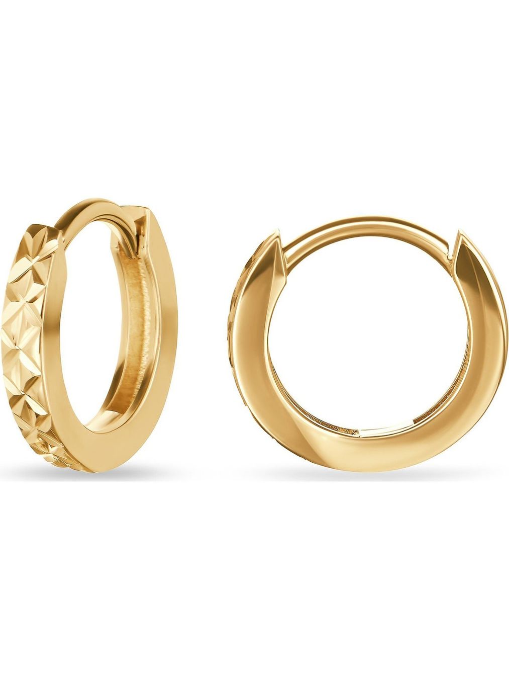 Ohrringe & -stecker: Creolen 375er Gelbgold – Neu und originalverpackt aus Hemmental von Royalgold 2