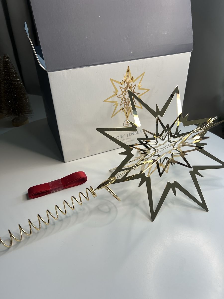 Jensen Tutte le decorazioni: Georg Jensen TOP STAR Tree topper  – Usato da Uerikon venduto da Saffagirl