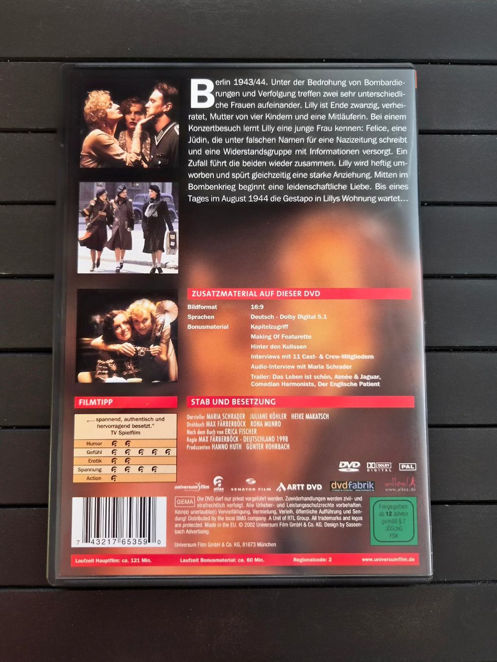 Tutti i DVDs: DVD | Aimée & Jaguar | 1999 – Usato da Dietikon venduto da Jacky1983 1