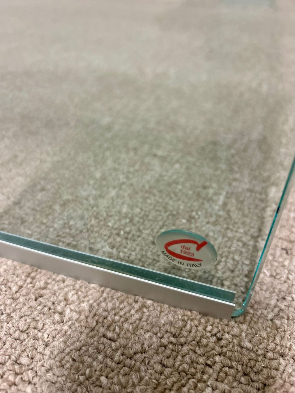 Calligaris Tavoli: Calligaris Waterfall Designer Glastisch Couch Tisch – Usato da Rickenbach ZH venduto da Der-Insider 2