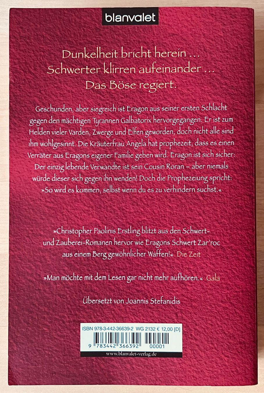 Libri: Eragon Der Auftrag des Ältesten Christopher Paolini – Usato da Bottmingen venduto da bsp_t6m8 1